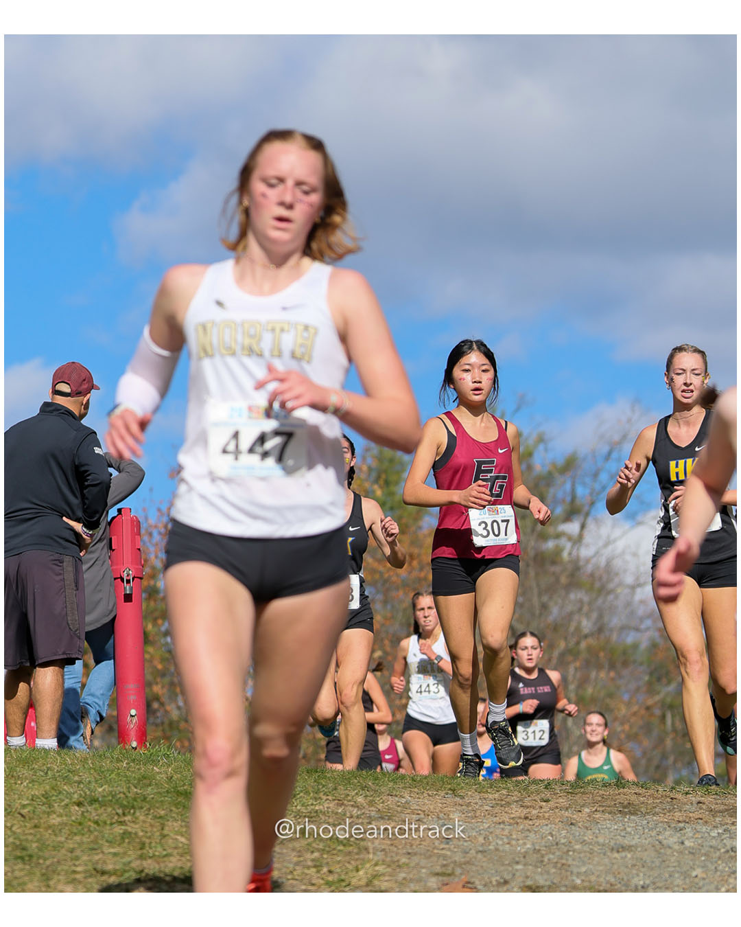 Lindsey Han, East Greenwich High School, P166, 22:17.41 - New England Cross Country State Championship - Thetford Vt - November 8, 2025 File: ./dir-1-Girls-Championship/251108-2025-New England-Cross-Country-Championships-Thetford-VT-139-296A2428.jpg Lindsey Han, East Greenwich High School, P166, 22:17.41 - New England Cross Country State Championship - Thetford Vt - November 8, 2025 – 2…